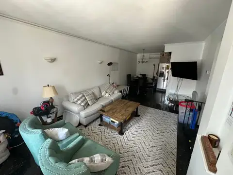 Lived-in room with visible clutter